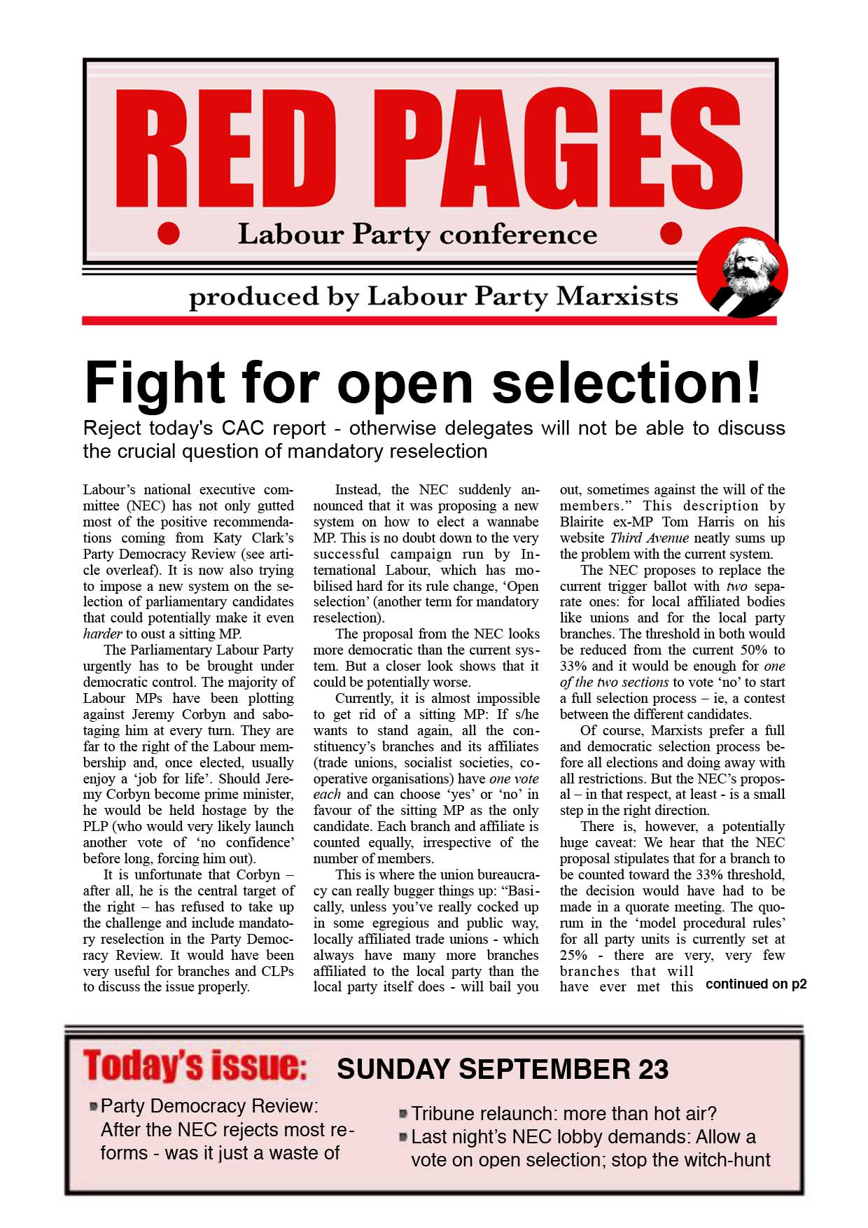 Red Pages, September 23 2018