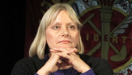 Christine Shawcroft: where are the politics? (photo: Louise Whittle) - shawcroft